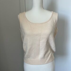 St. John Cream Tank Top